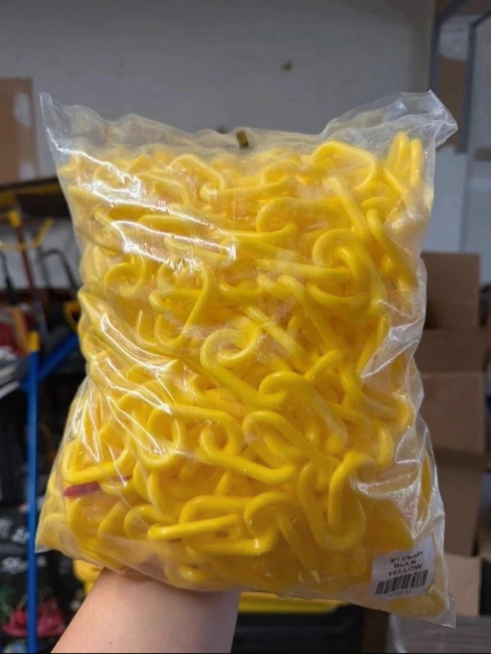 Mr. Chain Plastic Barrier Chain, 50 FT, New